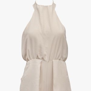 Nude Halter Romper